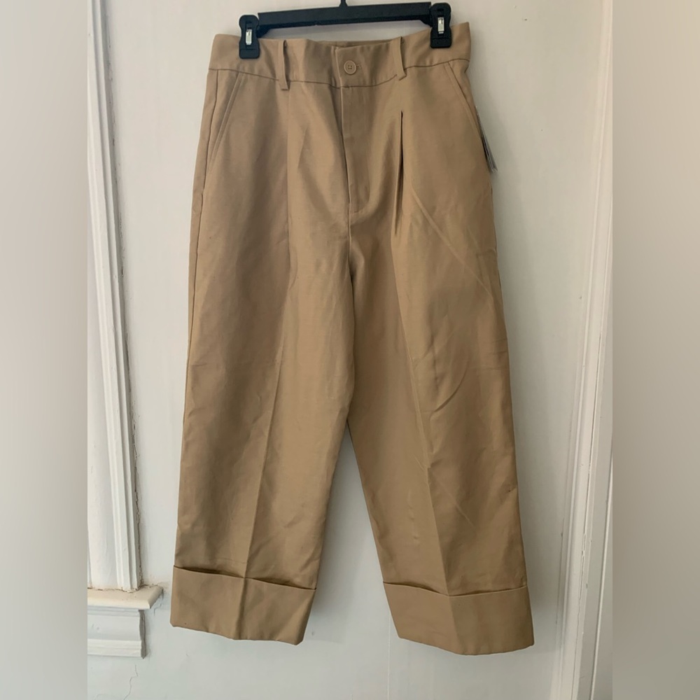 NWT Ralph Lauren Women’s Pleated and Cuffed Chinos